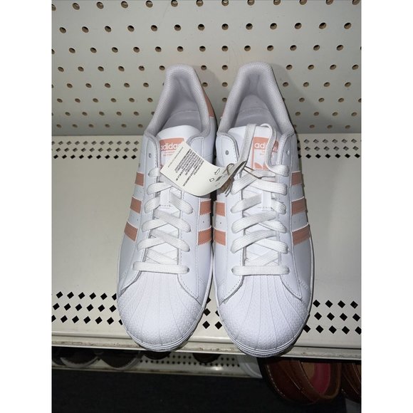 adidas White and Pink Athletic Shoes - Picture 4 of 8